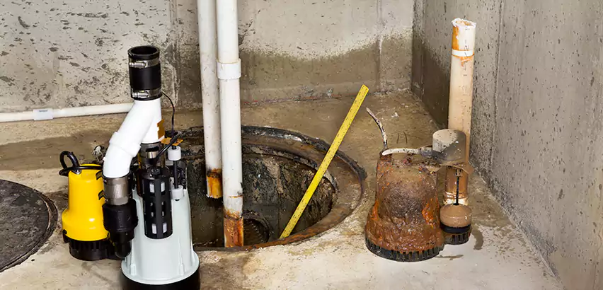 Installing Sump Pump in Finished Basement in Santa Ana, CA